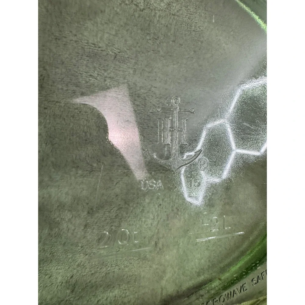 Anchor Hocking Glass Casserole‎ Dish Green 2 Liter Baking Dish